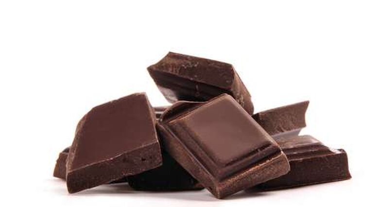 שוקולד מריר: מכיל פלבנואידים אבל גם לא מעט קלוריות (צילום: Shutterstock)