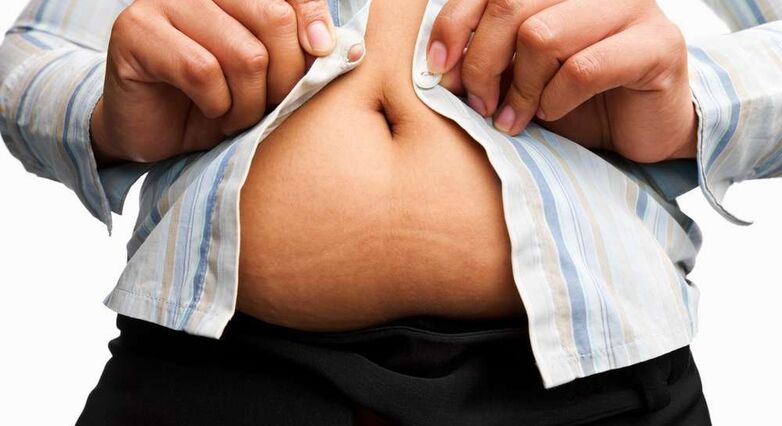 לגברים עם שומן בטני עצמות חלשות יותר (צילום: Shutterstock)