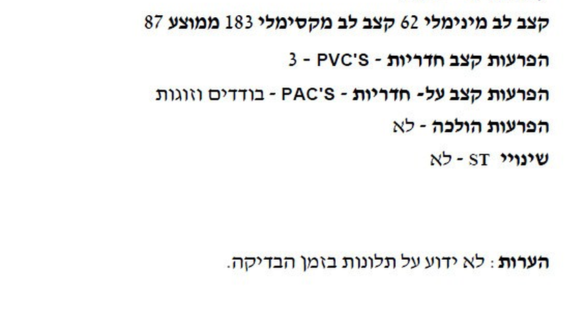 פענוח הולטר לב 24